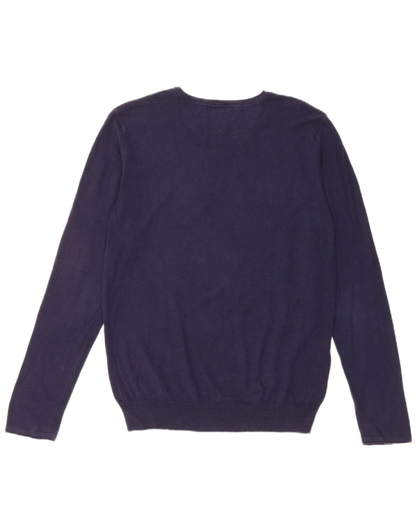 Πουλόβερ Zara Boys V-Neck Jumper 13-14 Years Navy Blue