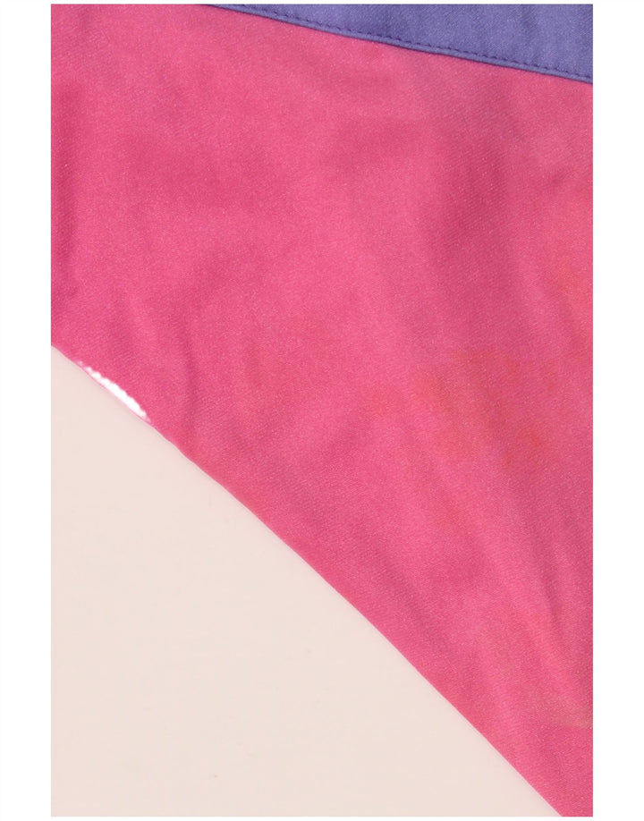 Γυναικεία αθλητική φόρμα γραφικών ASICS Top Jacket IT 46 Large Pink Colourblock