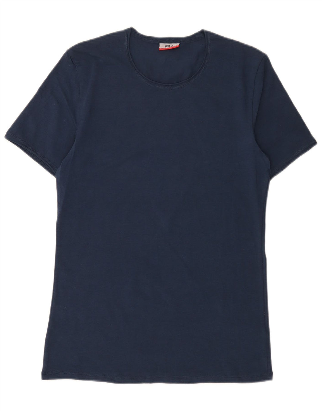 Fila Ανδρικό T-Shirt Top Μικρό Navy Blue από βαμβάκι