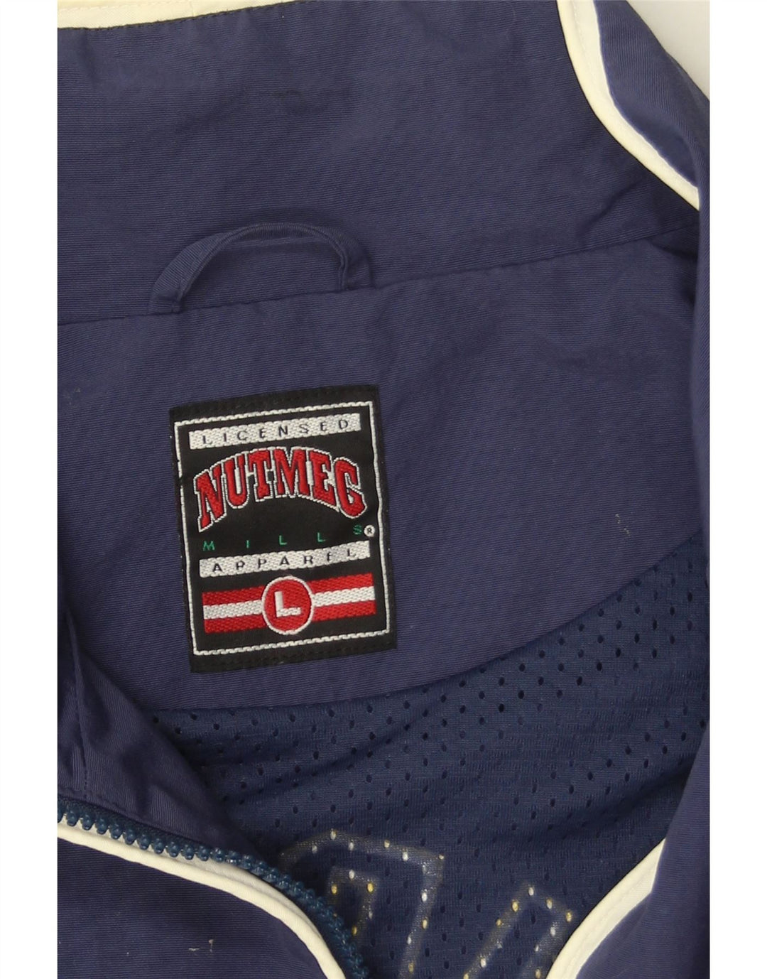 Μοσχοκάρυδο Ανδρική φόρμα Indiana Pacers Top Jacket Large Navy Blue Colourblock