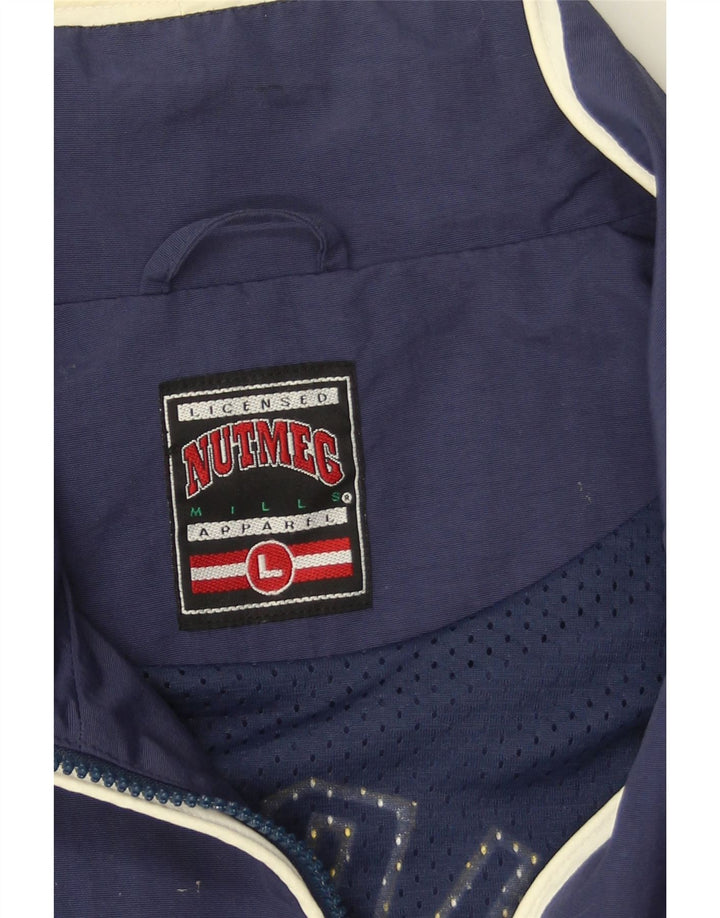 Μοσχοκάρυδο Ανδρική φόρμα Indiana Pacers Top Jacket Large Navy Blue Colourblock