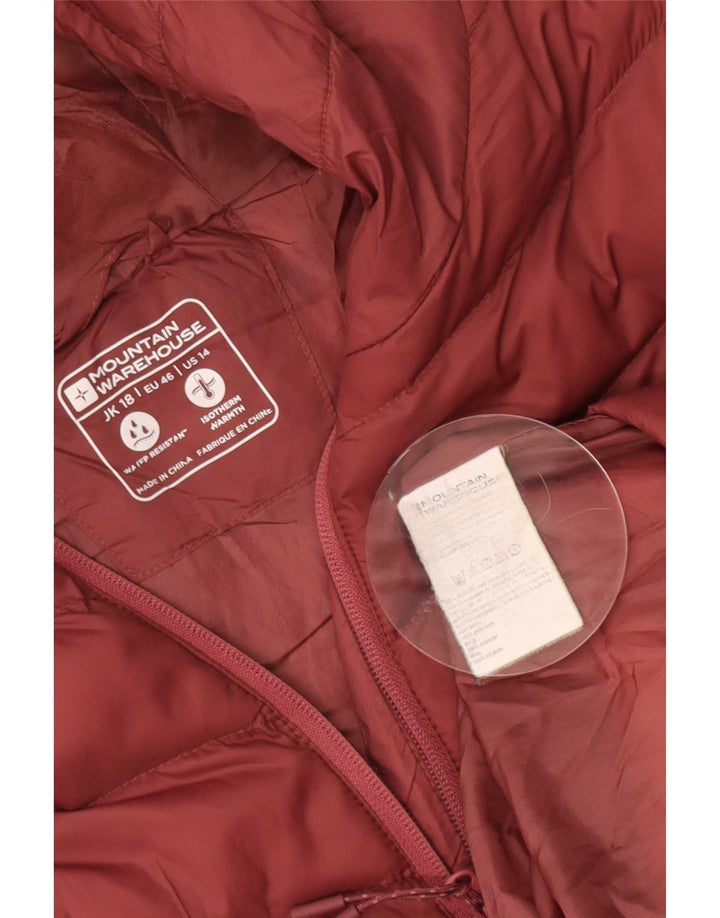Mountain Warehouse Γυναικείο μπουφάν με επένδυση UK 18 XL Red Polyamide