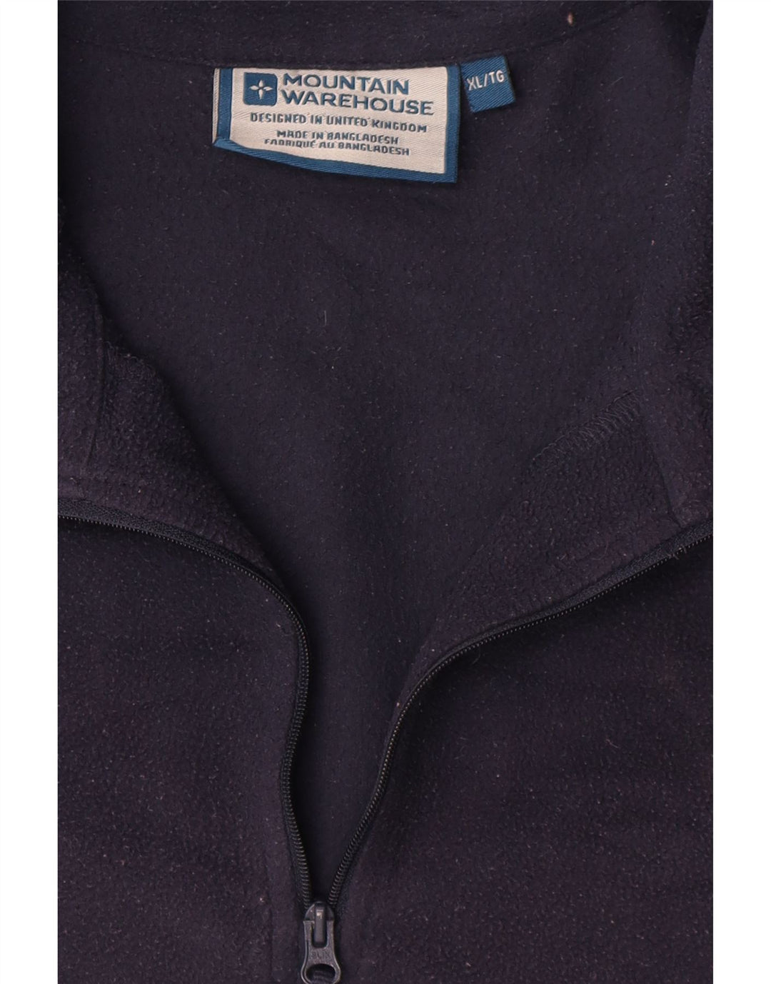 Mountain Warehouse Ανδρικό φερμουάρ Fleece Jumper XL Navy Blue Polyester