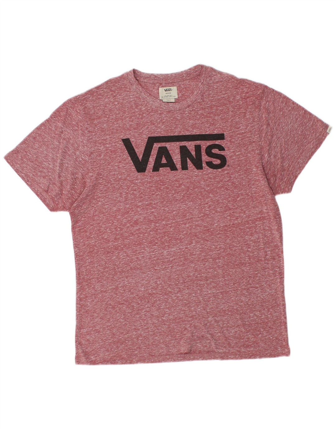 Ανδρικό γραφικό μπλουζάκι VANS Top Medium Burgundy Flecked