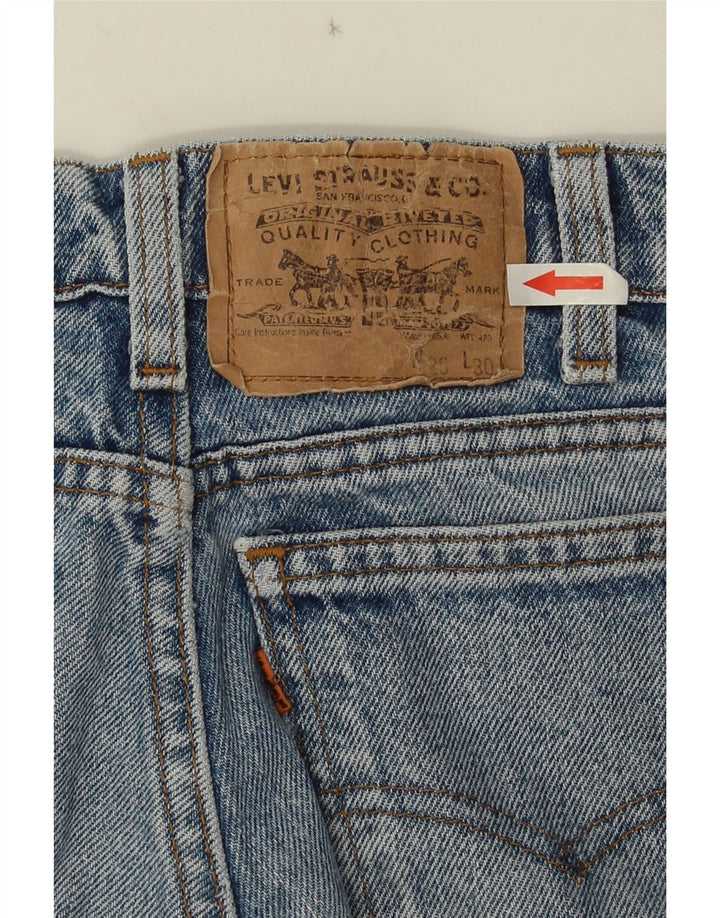 LEVI'S Γυναικείο τζιν κωνικό W28 L30 Μπλε βαμβακερό