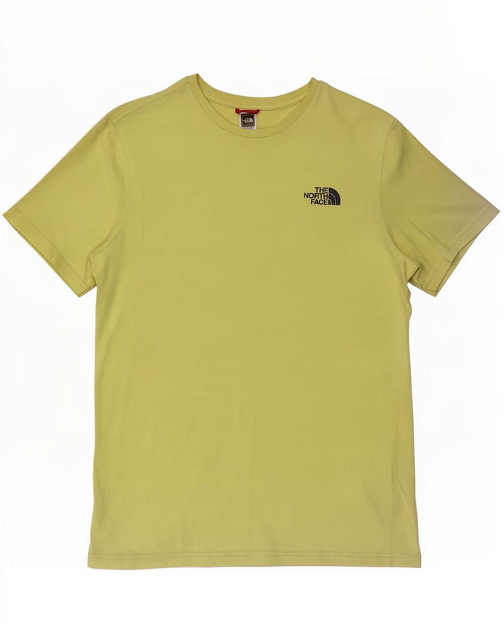 Ανδρικό T-Shirt North Face Top από μεσαίο κίτρινο βαμβάκι