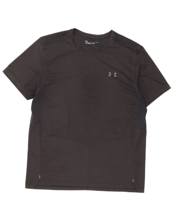 Under Armour Ανδρικό T-Shirt Top Large Μαύρο