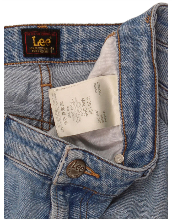 Lee Mens Malone Slim Jeans W30 L34 Blue Cotton
