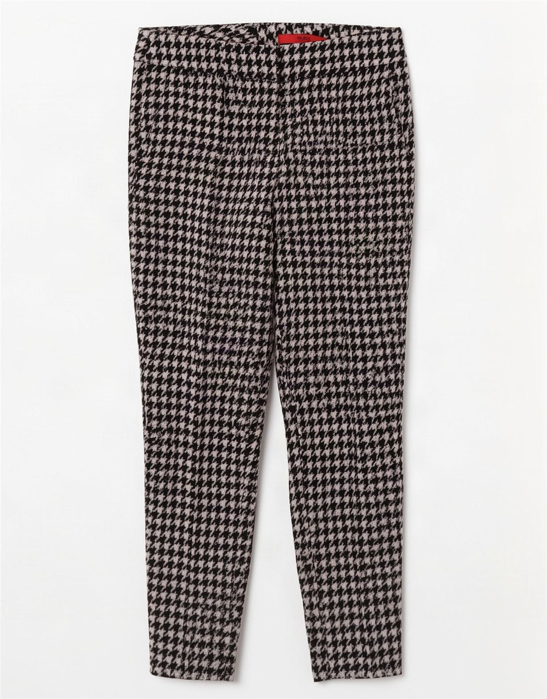 Hugo Boss Γυναικείο Slim Cropped Παντελόνι W28 L26 Μαύρο Houndstooth