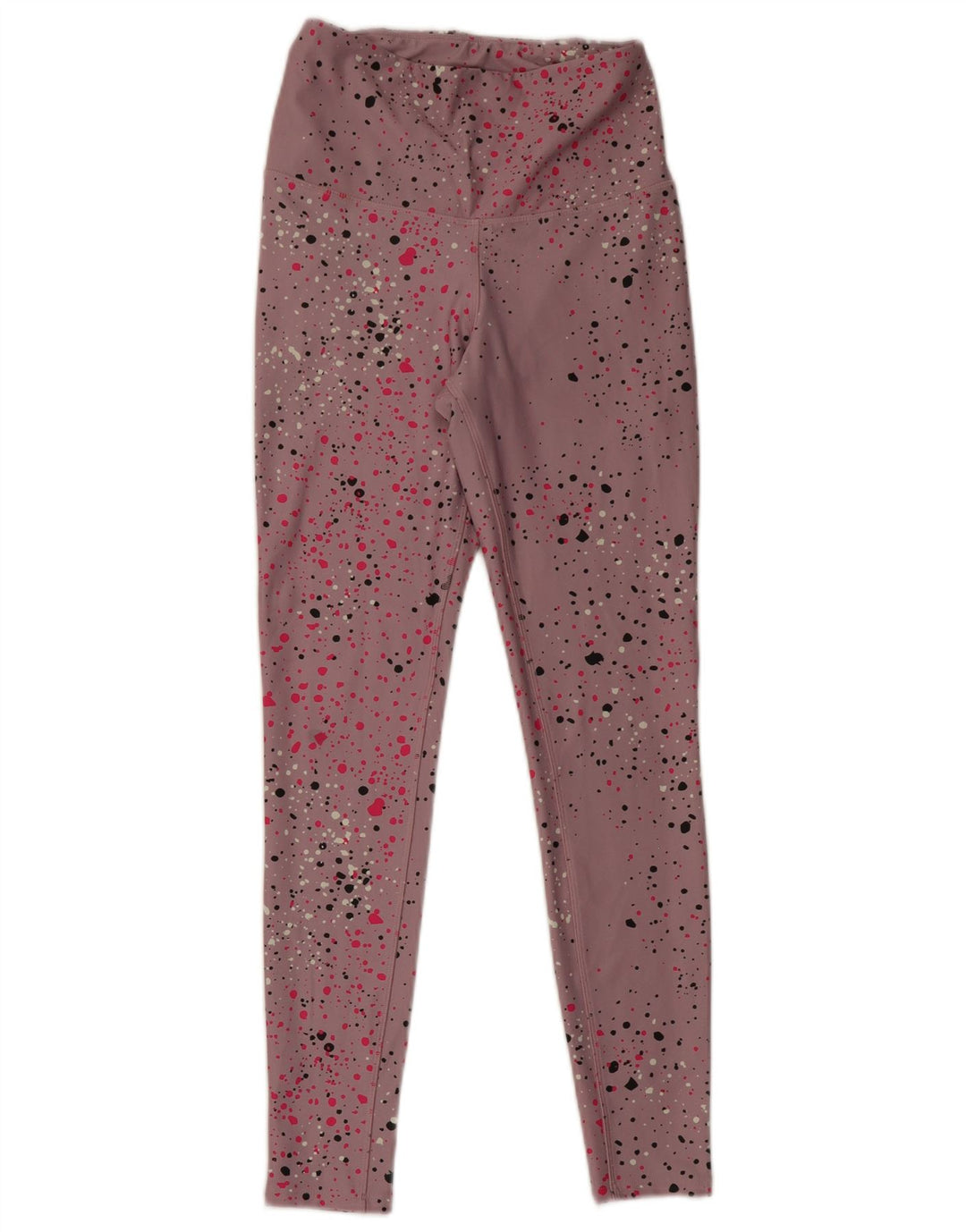 Reebok γυναικεία κολάν Speedwick UK 8/10 Μικρός πολυεστέρας με ροζ στίγματα