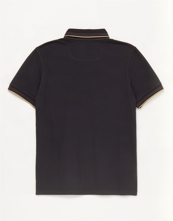 Hugo Boss Mens Slim Fit Polo Shirt Small Navy Blue Cotton