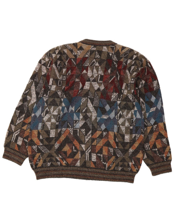 Ανδρικό πουλόβερ Suspense Crew Neck Jumper IT 48 Medium πολύχρωμο γεωμετρικό