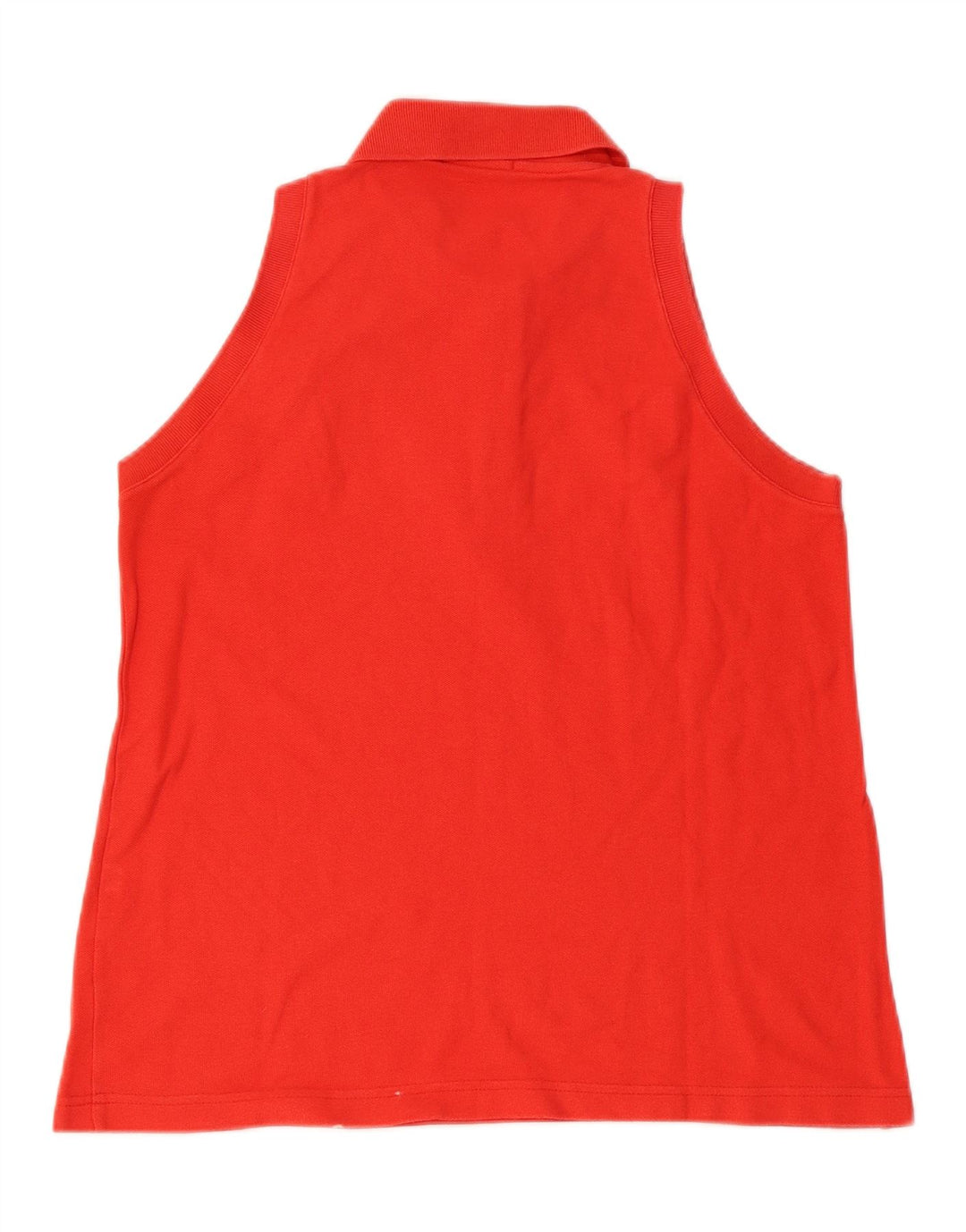 Γυναικείο αμάνικο μπλουζάκι πόλο FILA IT 46 μεγάλο κόκκινο βαμβακερό