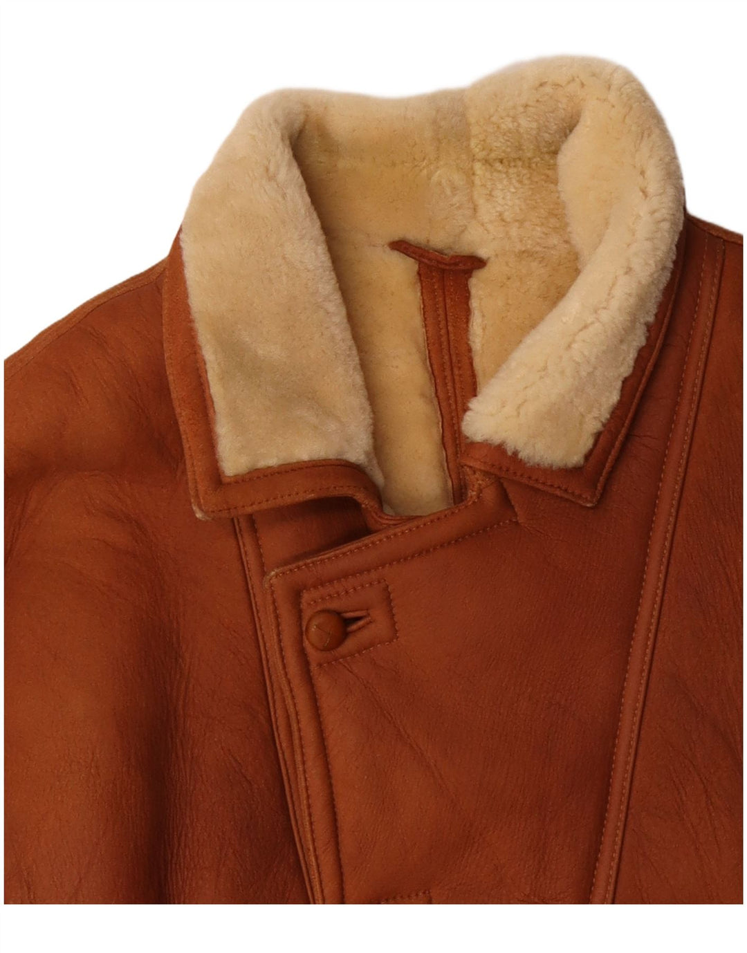 Ανδρικό Shearling Jacket VINTAGE IT 50 Large Brown