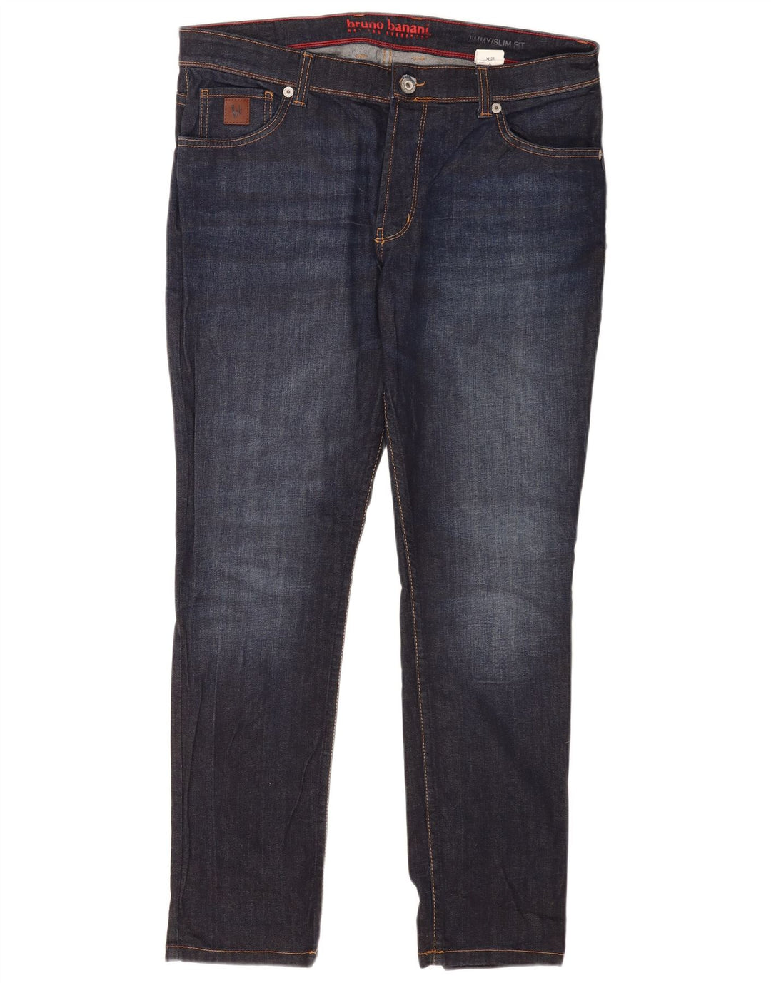 Bruno Banani Ανδρικό Slim Jeans W36 L32 Navy Blue Cotton