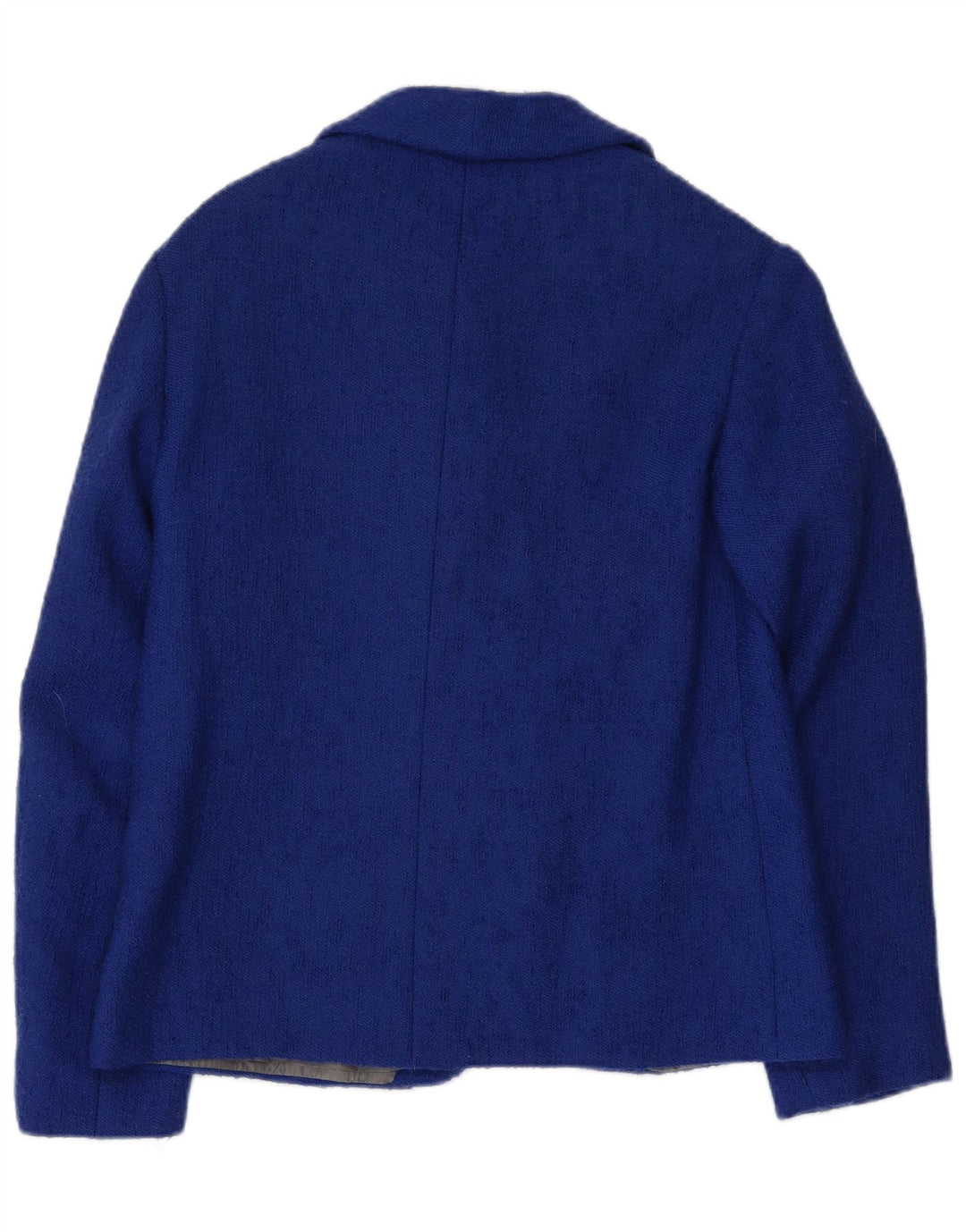 VINTAGE Γυναικείο Μπλέιζερ Μπουφάν με 4 Κουμπιά UK 12 Medium Blue