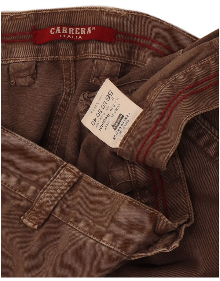 Carrera Ανδρικό παντελόνι Cargo Regular Fit W40 L30 Καφέ βαμβακερό