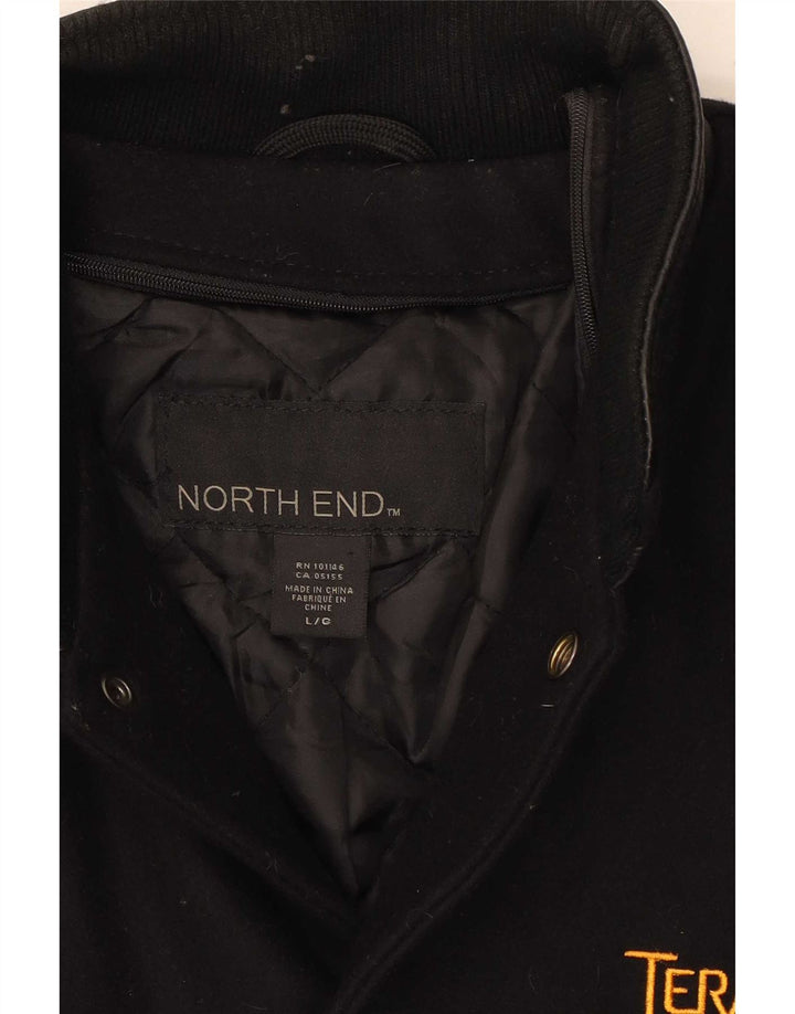 North End Ανδρικό Μπουφάν UK 40 Large Black Wool