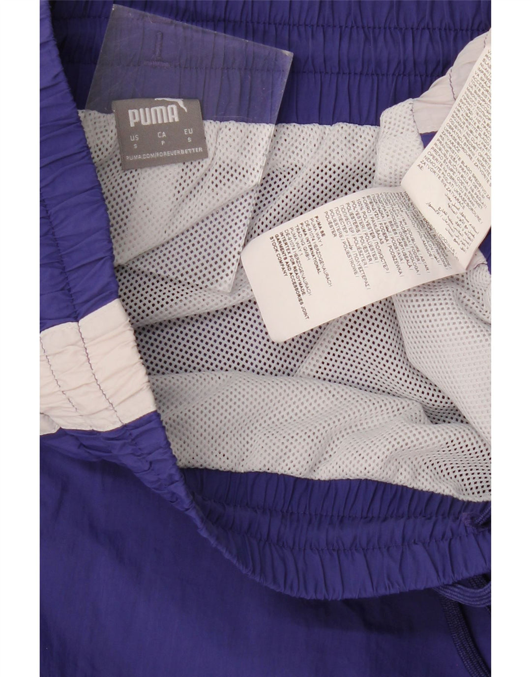 Γυναικεία αθλητική φόρμα PUMA παντελόνι Joggers UK 10 Small Purple Colourblock