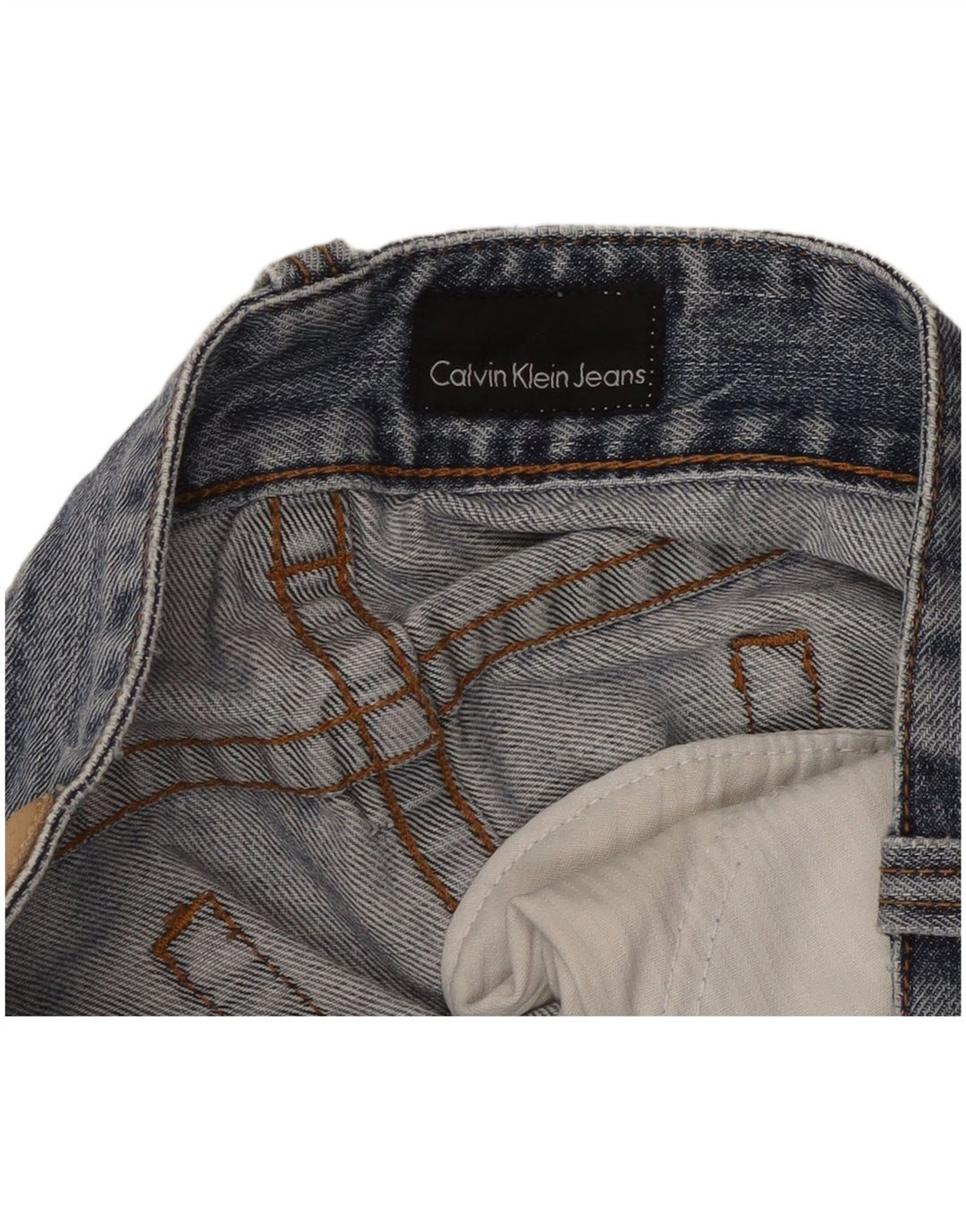 Γυναικείο τζιν ίσιο Calvin Klein W32 L31 Μπλε