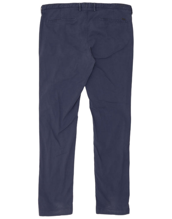 Ανδρικό Skinny Chino Παντελόνι Hugo Boss W38 L34 Μπλε βαμβακερό