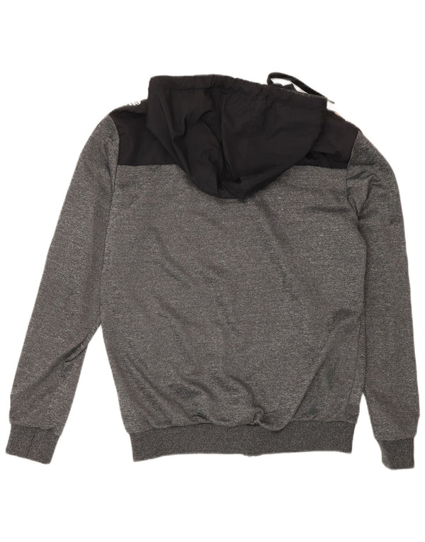 Ανδρικό πουλόβερ με κουκούλα με φερμουάρ Ellesse Small Grey Colourblock Sports