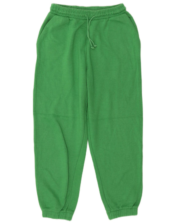 Zara Γυναικεία αθλητική φόρμα παντελόνι Joggers UK 14 Medium Green Polyester