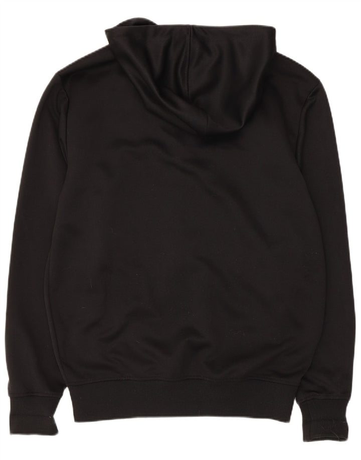 FILA Mens Graphic Zip Hoodie Sweater Small Black Polyester