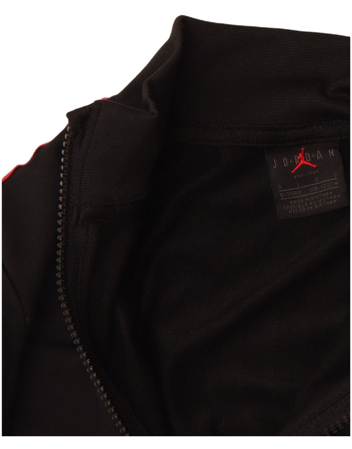 JORDAN Boys Graphic αθλητική φόρμα Top Jacket 6-7 Years Μαύρο