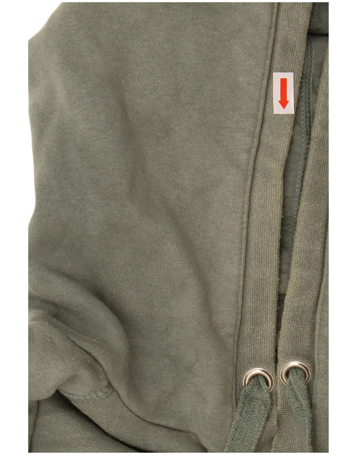 HURLEY Γυναικείο Γραφικό Hoodie Jumper UK 14 Μεσαίο πράσινο βαμβακερό