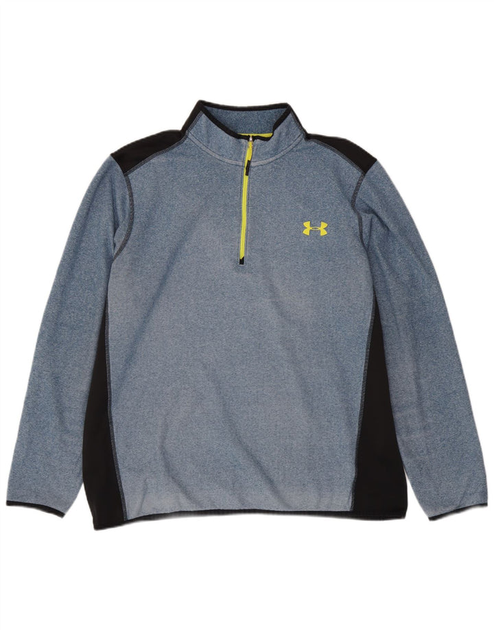 Under Armour Ανδρικό φούτερ με φερμουάρ Jumper XL Blue Colourblock Polyester