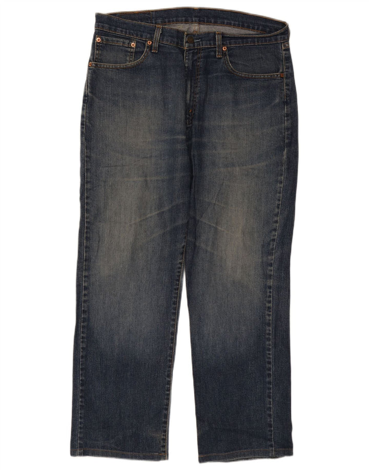 Levi's Mens 751 Straight Jeans W36 L29 Navy Blue Cotton