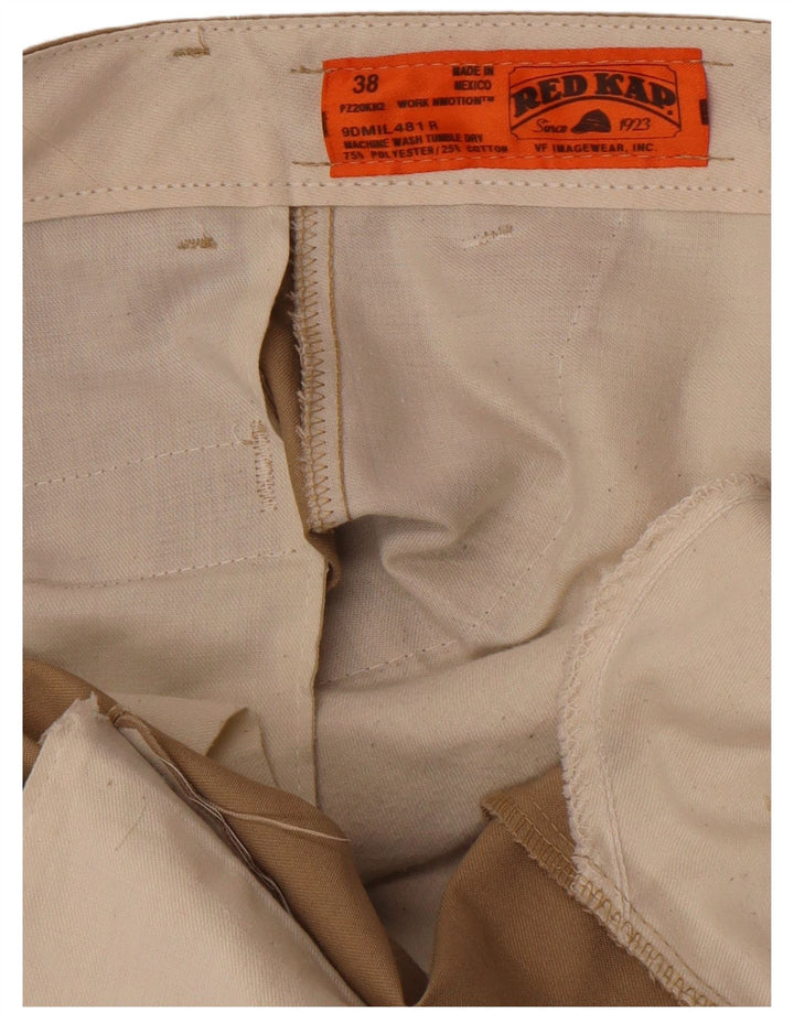 Red Kap Ανδρικό ίσιο παντελόνι Chino W38 L30 Beige Polyester