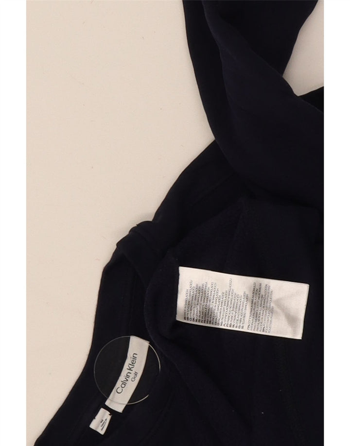 Ανδρικό φούτερ γκολφ Calvin Klein Jumper Medium Navy Blue βαμβακερό
