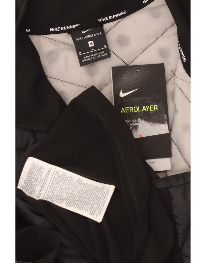 Nike Ανδρικό padded Gilet UK 38 Medium Black Polyester