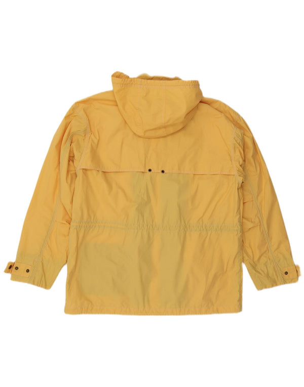 Vintage Ανδρικό κουκούλα Utility Jacket UK 38 Medium Yellow Polyester