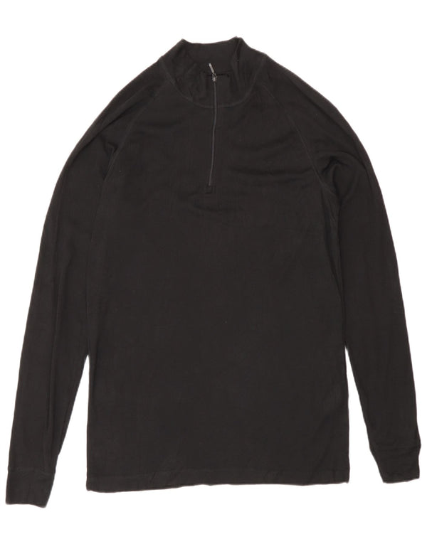 Ανδρική φόρμα πουλόβερ με φερμουάρ Mountain Warehouse Top Small Black