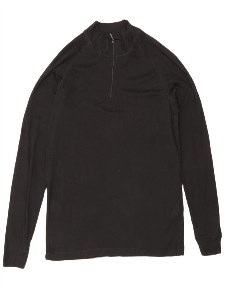 Ανδρική φόρμα πουλόβερ με φερμουάρ Mountain Warehouse Top Small Black