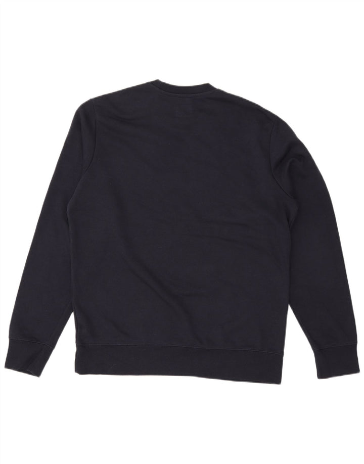 CHAMPION Ανδρικό γραφικό φούτερ Jumper Medium Navy Blue Cotton