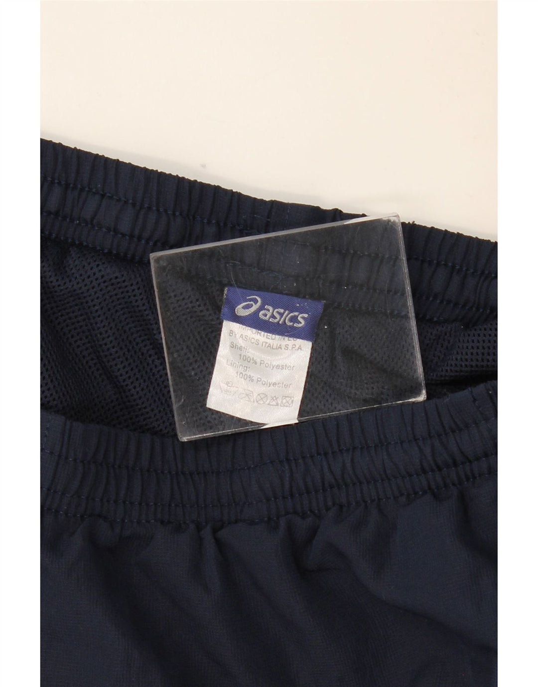 Γυναικεία αθλητική φόρμα γραφικών ASICS UK 14 Large Navy Blue Polyester
