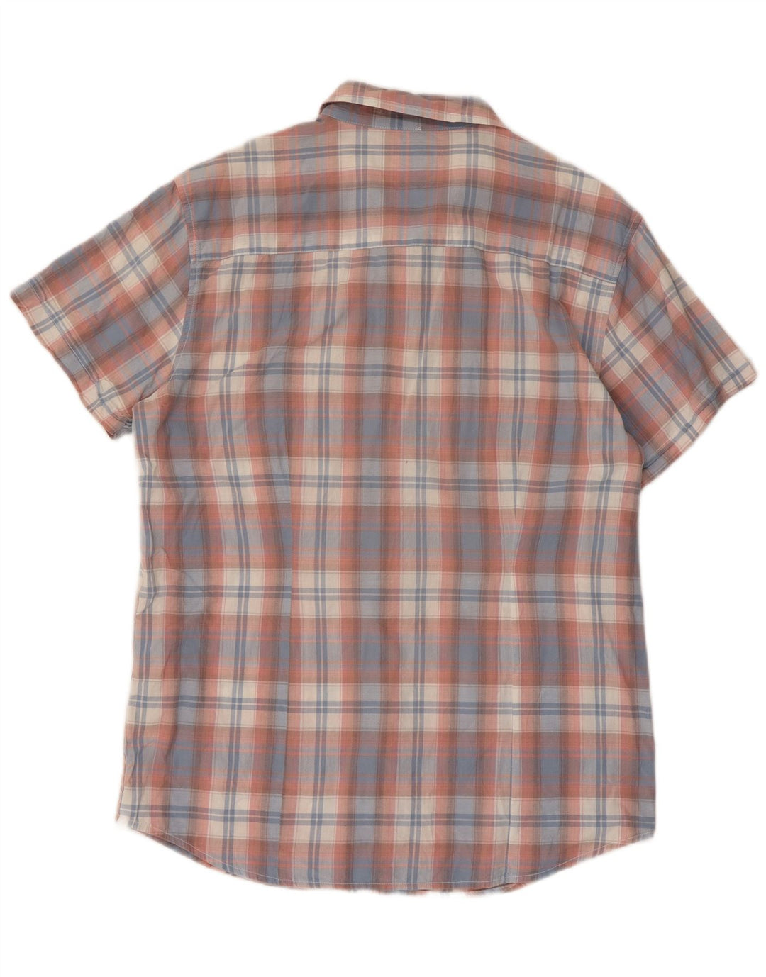 Ανδρικό κοντομάνικο Slim πουκάμισο Wrangler XL Μπλε βαμβακερό