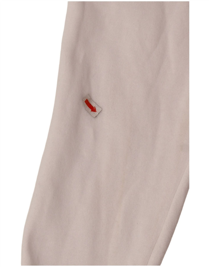 Γυναικείο φούτερ FILA με φερμουάρ με λαιμόκοψη Jumper UK 16 μεγάλο λευκό βαμβακερό