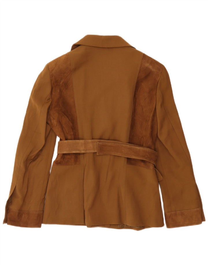 Paola Antonini Γυναικείο σακάκι UK 16 μεγάλο καφέ μαλλί