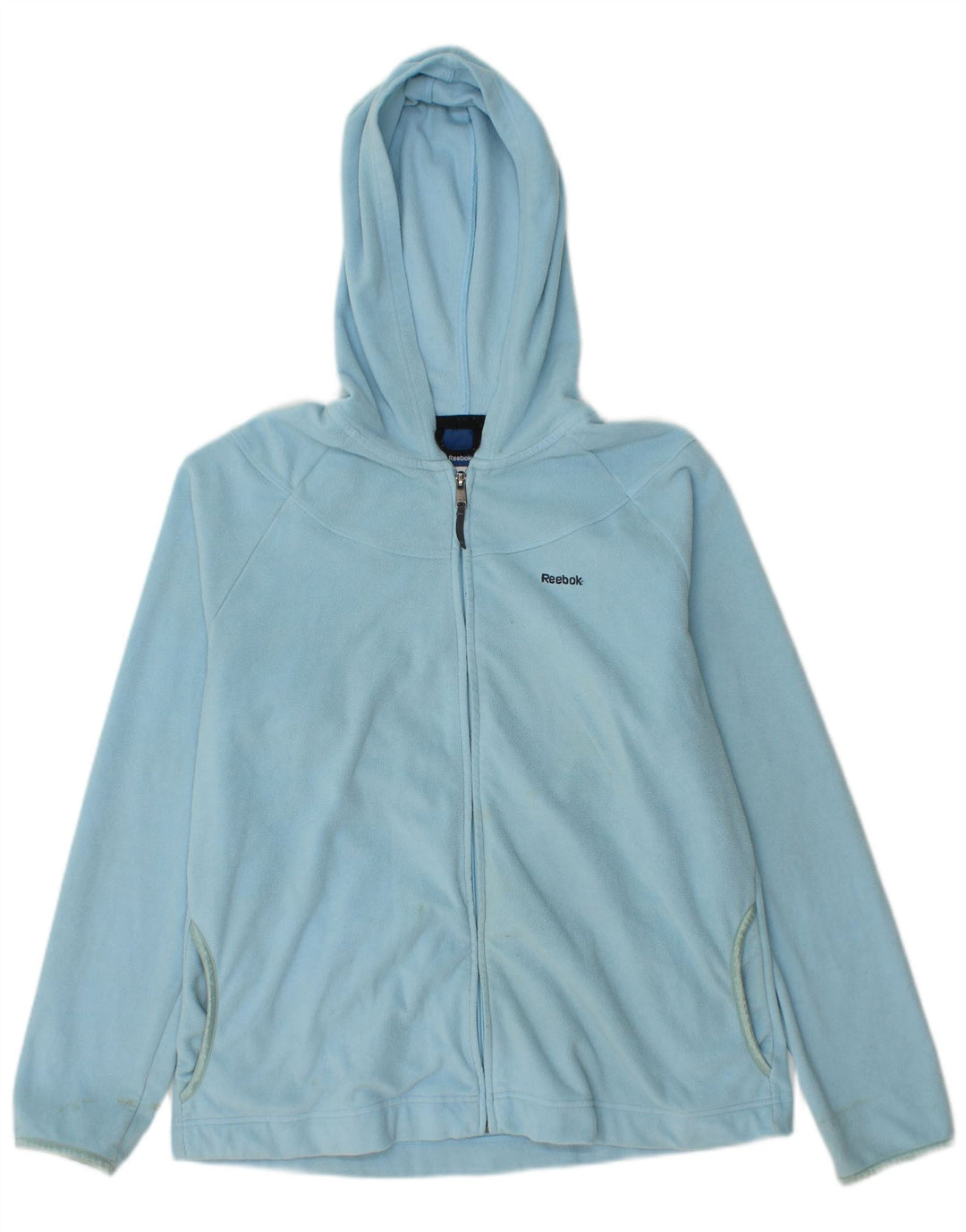 Reebok Γυναικείο Fleece Jacket με κουκούλα UK 18 XL Blue Polyester