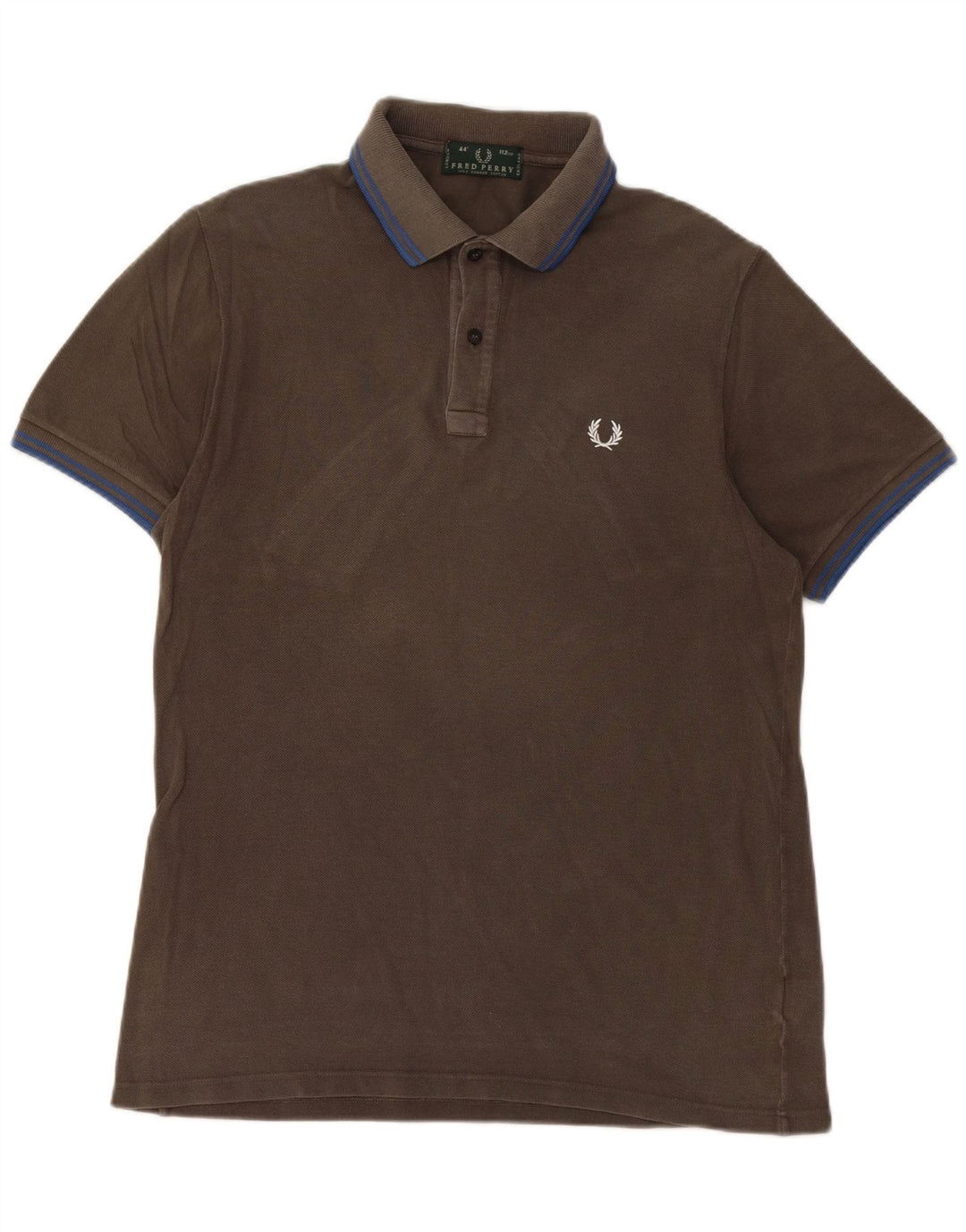FRED PERRY Ανδρικό πουκάμισο πόλο μεσαίου γκρι βαμβακερό