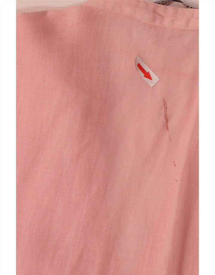 Zara Γυναικείο πουκάμισο Μπλούζα UK 16 Large Pink