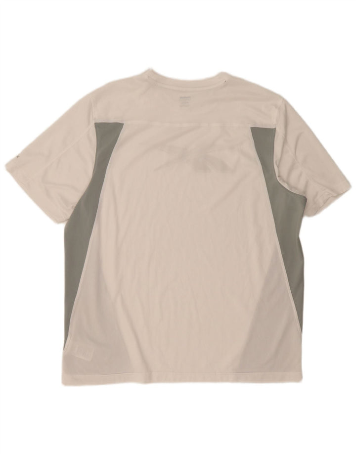 Ανδρικό γραφικό T-Shirt Reebok Top XL White Colourblock Πολυεστέρας