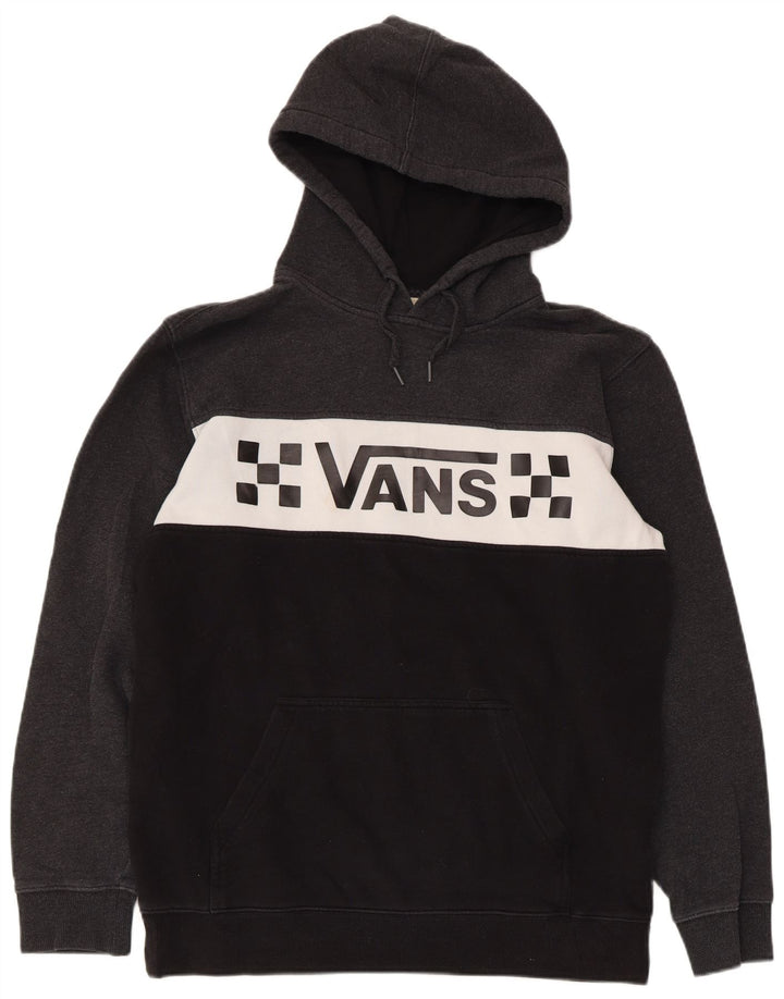 Ανδρικό Vans Graphic Hoodie Jumper Medium Grey Colourblock Βαμβακερό