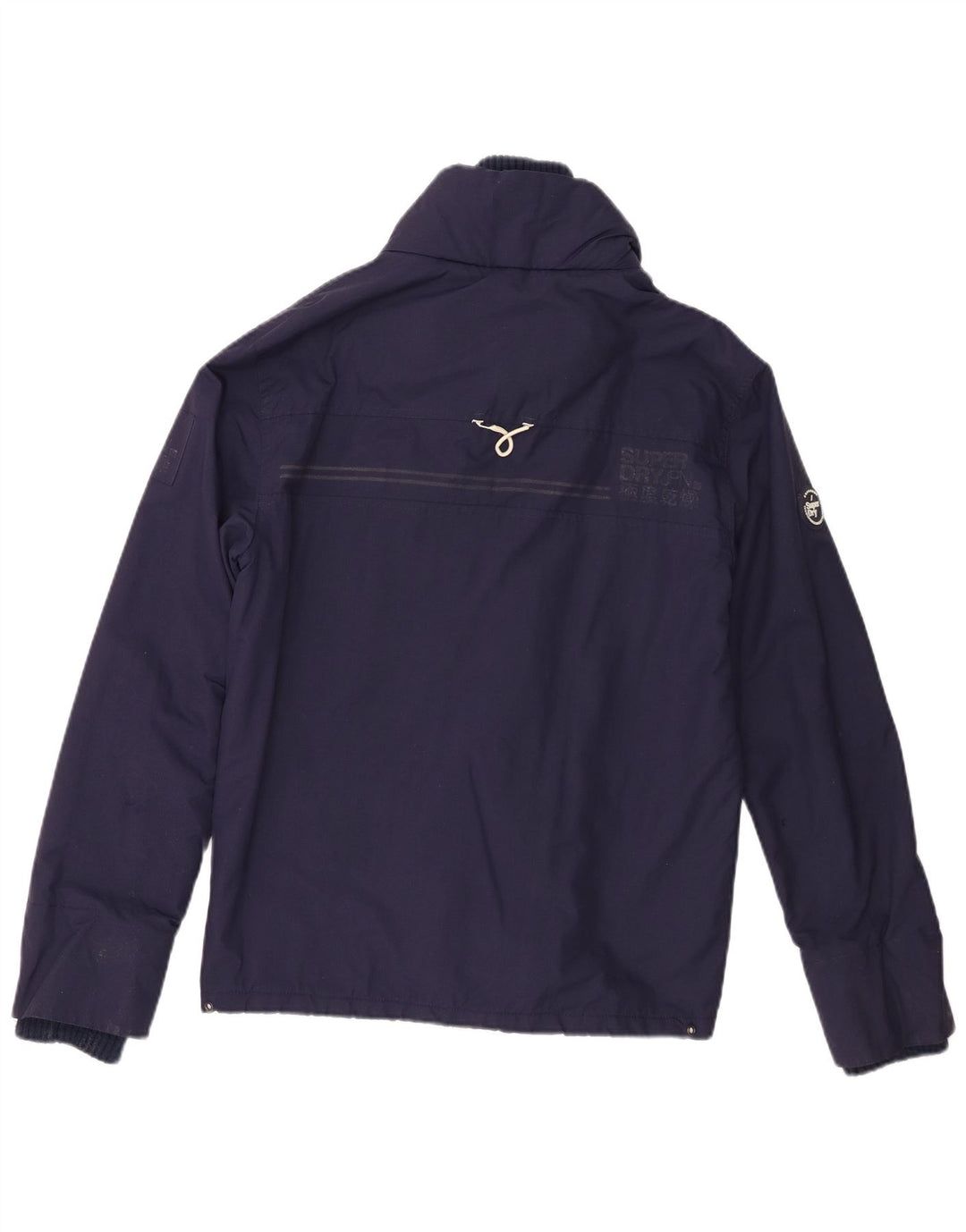 Superdry Γυναικείο Windtrekker Windbreaker Jacket UK 10 Small Navy Blue