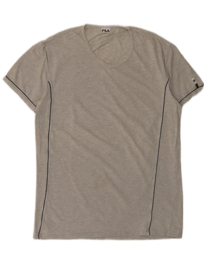 Ανδρικό T-Shirt Fila Top Small Grey Flecked